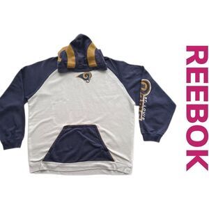 REEBOK NFL Vintage 80’s St. Louis RAMS Sweatshirt Hoodie